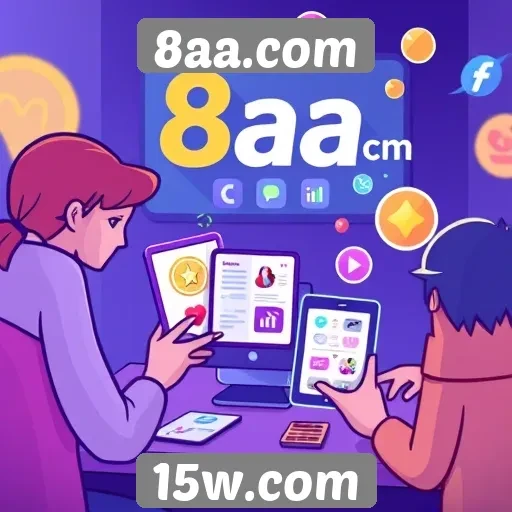 Exploração das funcionalidades interativas do 8aa.com